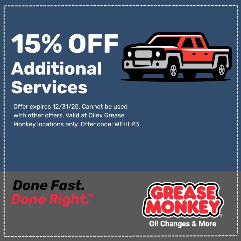 15% Off Additional Services Coupon